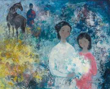 VCD Behind Ladies Back Asian Oil Paintings